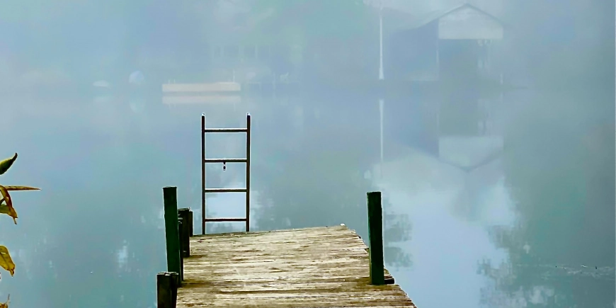 A Steady Dock in the Fog